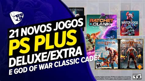 Novos Jogos Ps Plus Extra Deluxe God Of War Classic Collection Cad