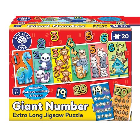 giant number jigsaw puzzle