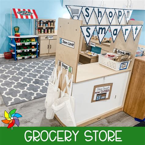 Grocery Store Dramatic Play Center For Preschoolers, 55% OFF