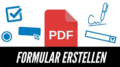 PDF Formular erstellen kostenlos Tutorial Interaktiv Ausfüllbare