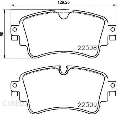 Klocki hamulcowe Textar Tex2230801 Klocki Ham Audi Tył A4A5Q5Q7 143