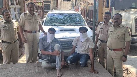 Palghar Police Bust Illegal Liquor Racket Worth ₹39 Lakhs Arrest Two Seize 3 Suvs Used For