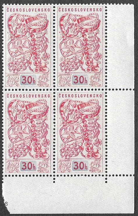 Czech Scott 849 30h Block Of 4 MNH Issued For Universal