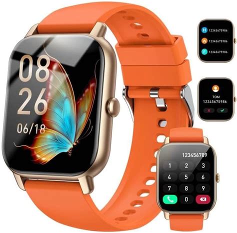 Montre Connect E Femme Avec Appel Bluetooth Smartwatch Avec