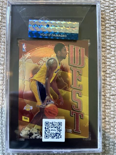 MICHAEL JORDAN KOBE BRYANT 1998 Topps East West EW5 Insert SGC 10