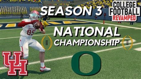 Houston Dynasty S3 National Championship Vs Oregon Cfb Revamped