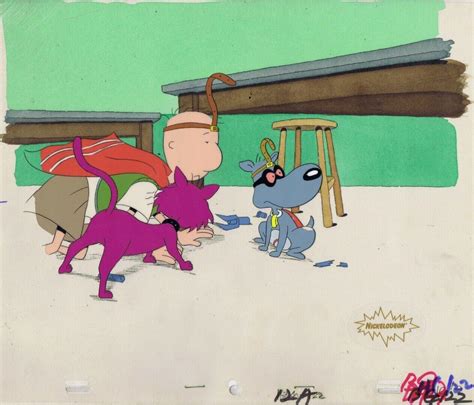 Doug Funnie Original Production Cel Cell Animation Art Porkchop