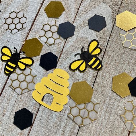 Bumblebee Confetti Mommy To Bee Baby Shower Honey Bee Confetti Honey