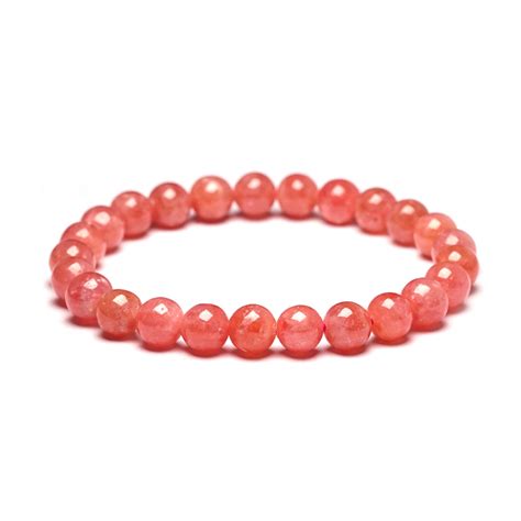 Natural Rhodochrosite Bracelet Collection Grade Rose Quartz Store