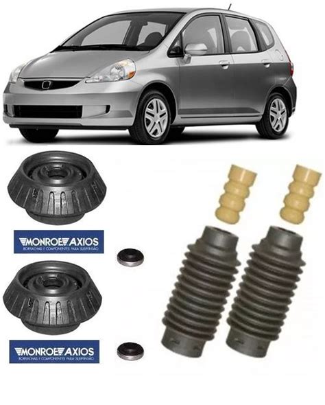 KIT AMORTECEDOR DIANTEIRO HONDA COMPLETO FIT 2003 2004 2005 2006 2007