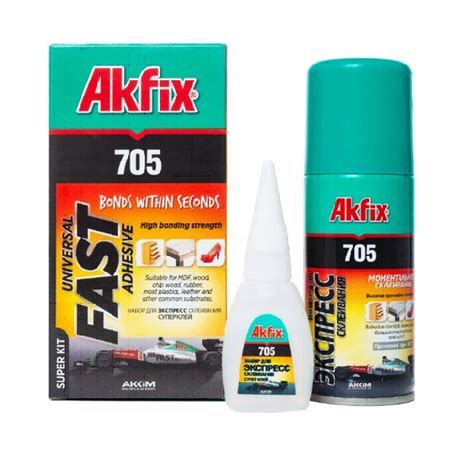 AKFIX 705 Klej Cyjanoakrylowy Z Aktywatorem 100ml Akfix 705 100ml