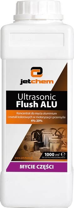 Płyn do Myjki Ultradźwiękowej do ALUMINIUM 1l JETCHEM Ultrasonic Flush