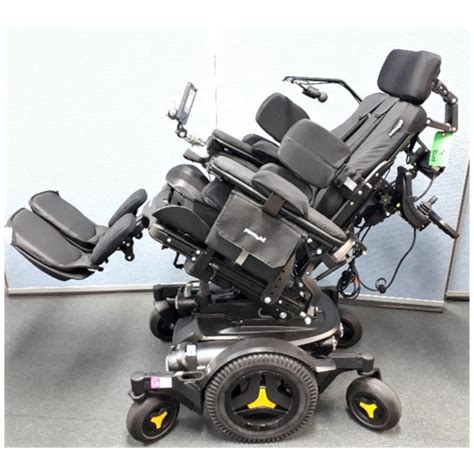 Electric Wheelchair Tilt In Space Mid Wheel Drive With Chin Control