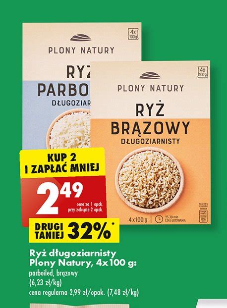 Ryż parboiled Plony natury cena promocje opinie sklep Blix pl