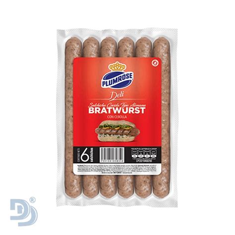 Salchicha Alemana Bratwurst Gr Plumrose Digras C A