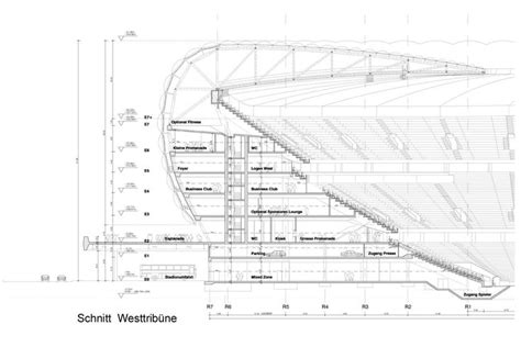 Allianz Arena - Stadium Plan - modlar.com | Stadium architecture, Stadium design, Architecture