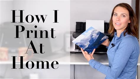 How I Print Photos At Home Youtube