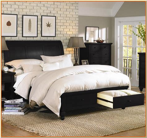 King Size Sleigh Bed With Drawers - Bedroom : Home Decorating Ideas # ...