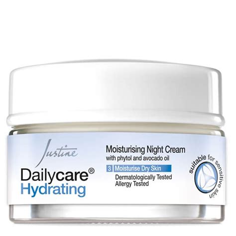 Hydrating Moisturising Night Cream | Justine Skincare Products