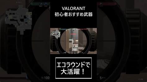 エコラウンドおすすめ初心者武器【valorantヴァロラント】 Shorts Valorant動画まとめ