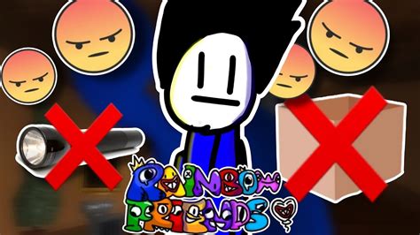 RAINBOW FRIENDS PORÉM EU NÃO POSSO USAR CAIXA E NEM LANTERNA YouTube