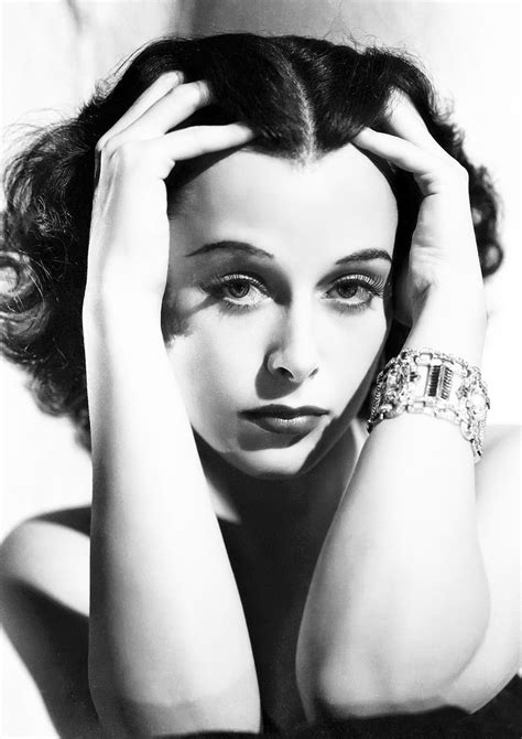 Hedy Lamarr Monochrome Photo Print 01 A4 Size 210 X 297mm Etsy