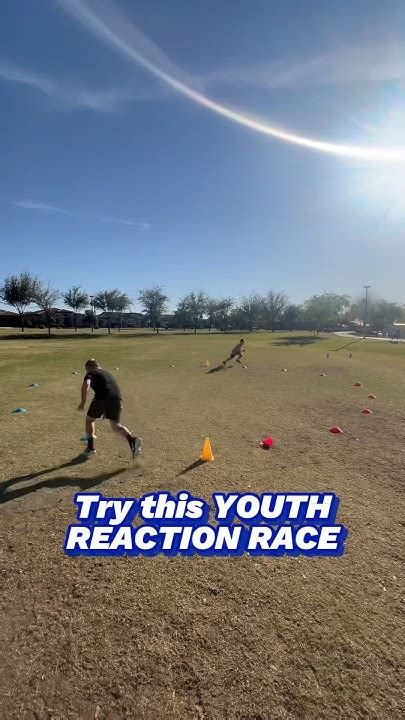 Reaction Race 🏃🏽‍♂️💨speedtraining Youthsports Speedandagility