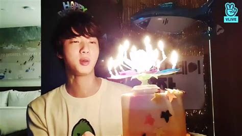 Jin Birthday Live Vlive 20211204 Jin Vlive Birthday 2021 Video