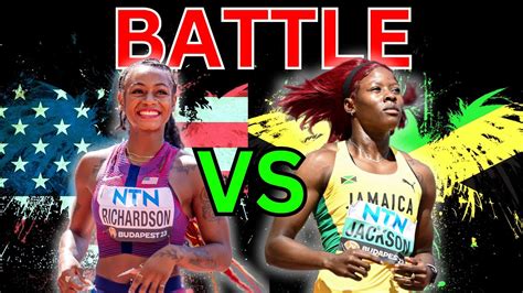 Sha Carri Richardson Vs Shericka Jackson The Crazy 100m Clash In