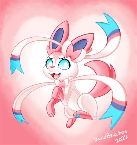 Sylveon fan art by DavidBrushes on DeviantArt