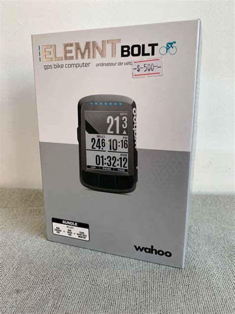 Wahoo Elemnt Bolt V Sensors Bundle Sports Equipment Bicycles