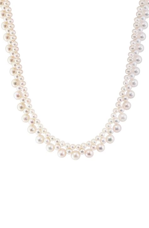 Effy Sterling Silver Freshwater Pearl Necklace Nordstromrack