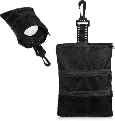 Prasacco Golf Pouch Bag Pocket Golf Ball Holder For Man