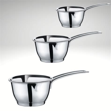 3-Piece Stainless Steel Saucepan Set, Induction Ready | Küchenprofi USA