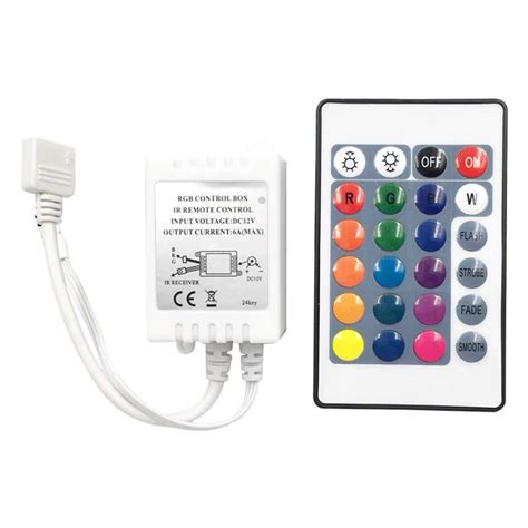 Kit Controle Controlador Para Fita Led Rgb E Colorida Bivolt