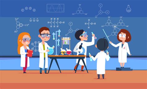 学校化学实验室科学实验孩子们做测试卡通学生漫品狗mg动画短片素材flash源文件动漫矢量图免费素材网