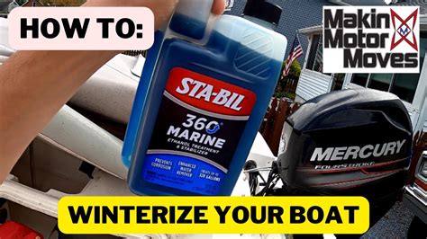 How To Winterize A Stroke Outboard Engine Mercury Diy Boat