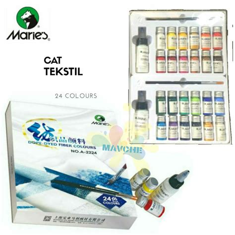 Jual MARIES CAT KAIN DOPE DYED FIBER 24 COLOURS MARIE CAT TEKSTIL