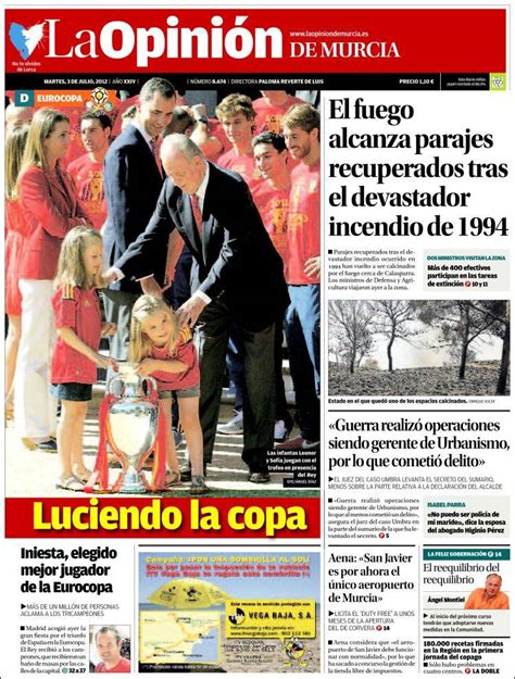 Periódico La Opinión De Murcia España Periódicos De España Edición