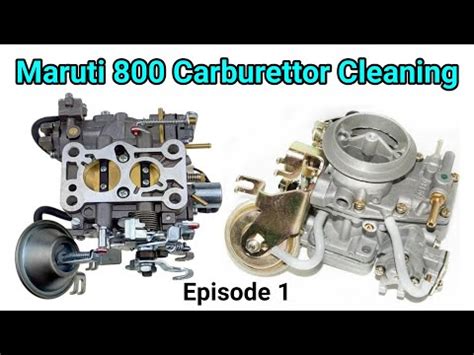 Maruti Suzuki Carburetor Cleaning Setting Part Hindi Youtube