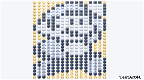 Super Mario Emoji Text Art For Facebook Comments | Cool ASCII Text Art 4 U