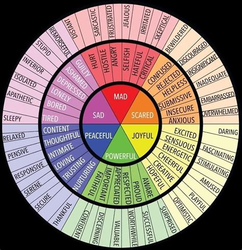 Колесо чувств и эмоций 61 фото