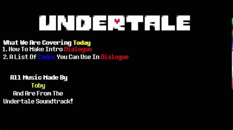 Unitale Tutorial ep 3 (ADD INTRO DIALOGUE! AND CODES!!!) - YouTube