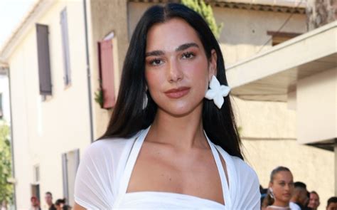 Dua Lipa Wears See Through Wedding Dress Atelier Yuwa Ciao Jp