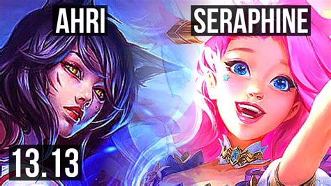 Ahri Vs Seraphine Mid M Mastery Games Godlike