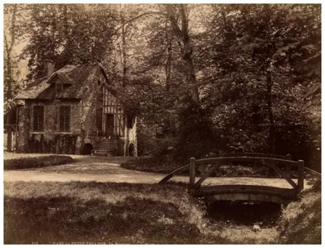 FRANCE VERSAILLES PARC Du Petit Trianon Le Boudoir Vintage Albumen