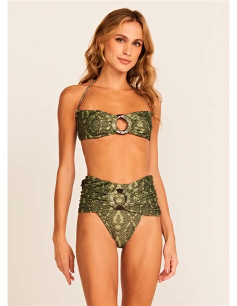 Bikini Tops Top Bikini Onca Green Snake Brand Triya