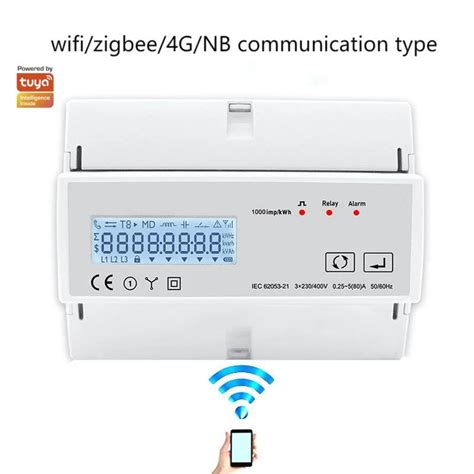 Kym7321c Tuya Three Phase Wifi Bidirectional Measuring Energy Meter