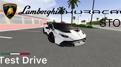 Test Drive Of Lamborghini Huracan Sto Southwest Florida Roblox Youtube