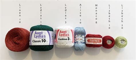 What are the sizes of crochet thread? Check out our size guide. | Lyns ...